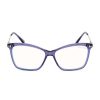 Optical Glasses * | Tom Ford 56Mm Square Blue Filter Eyeglasses