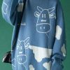 Sweaters * | Emmiol Cow Print Jumper Knit Sweater