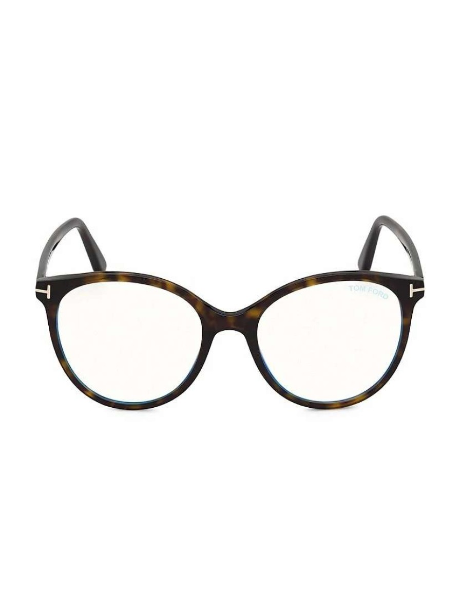 Optical Glasses * | Tom Ford 53Mm Round Optical Glasses