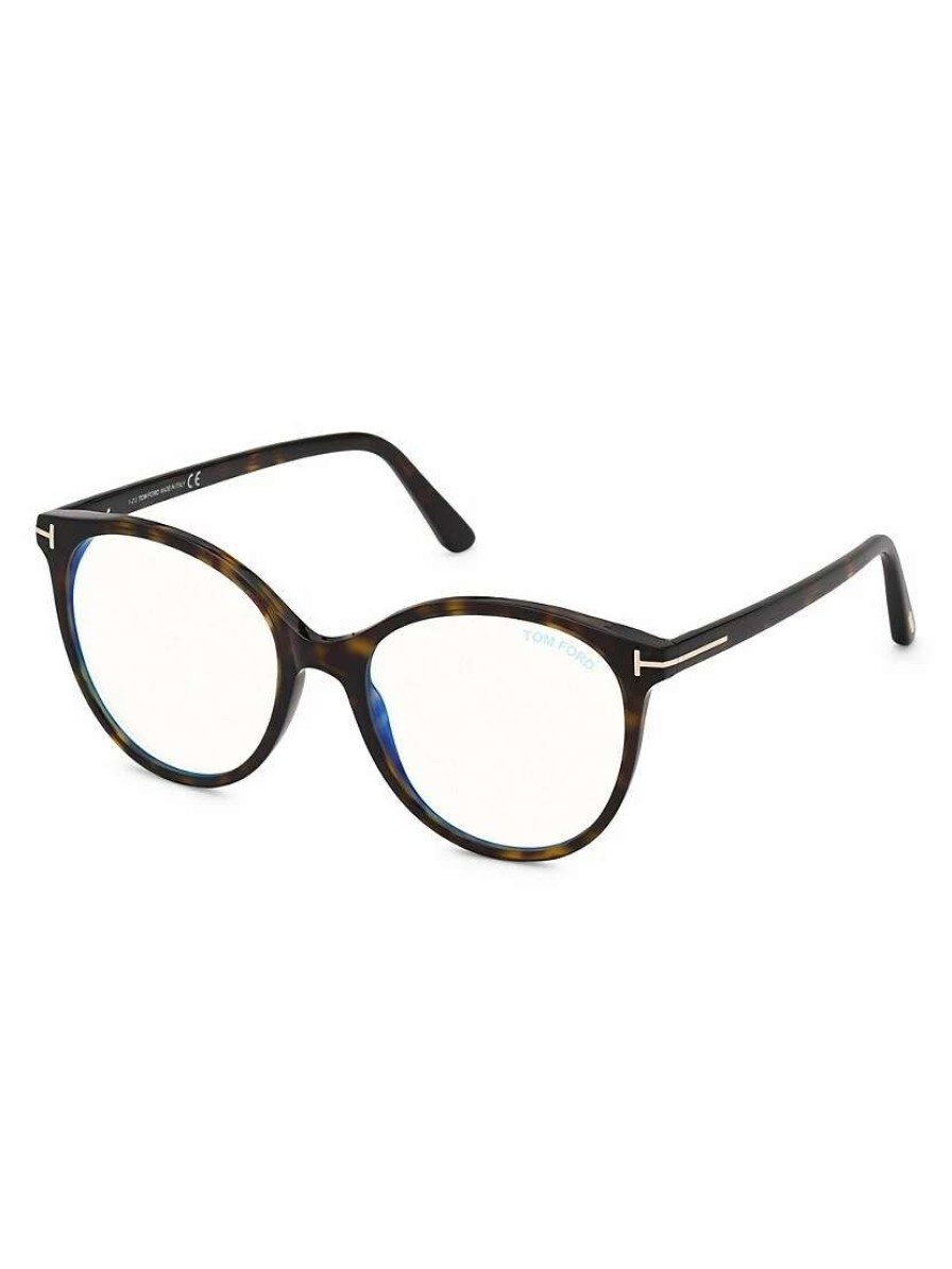 Optical Glasses * | Tom Ford 53Mm Round Optical Glasses