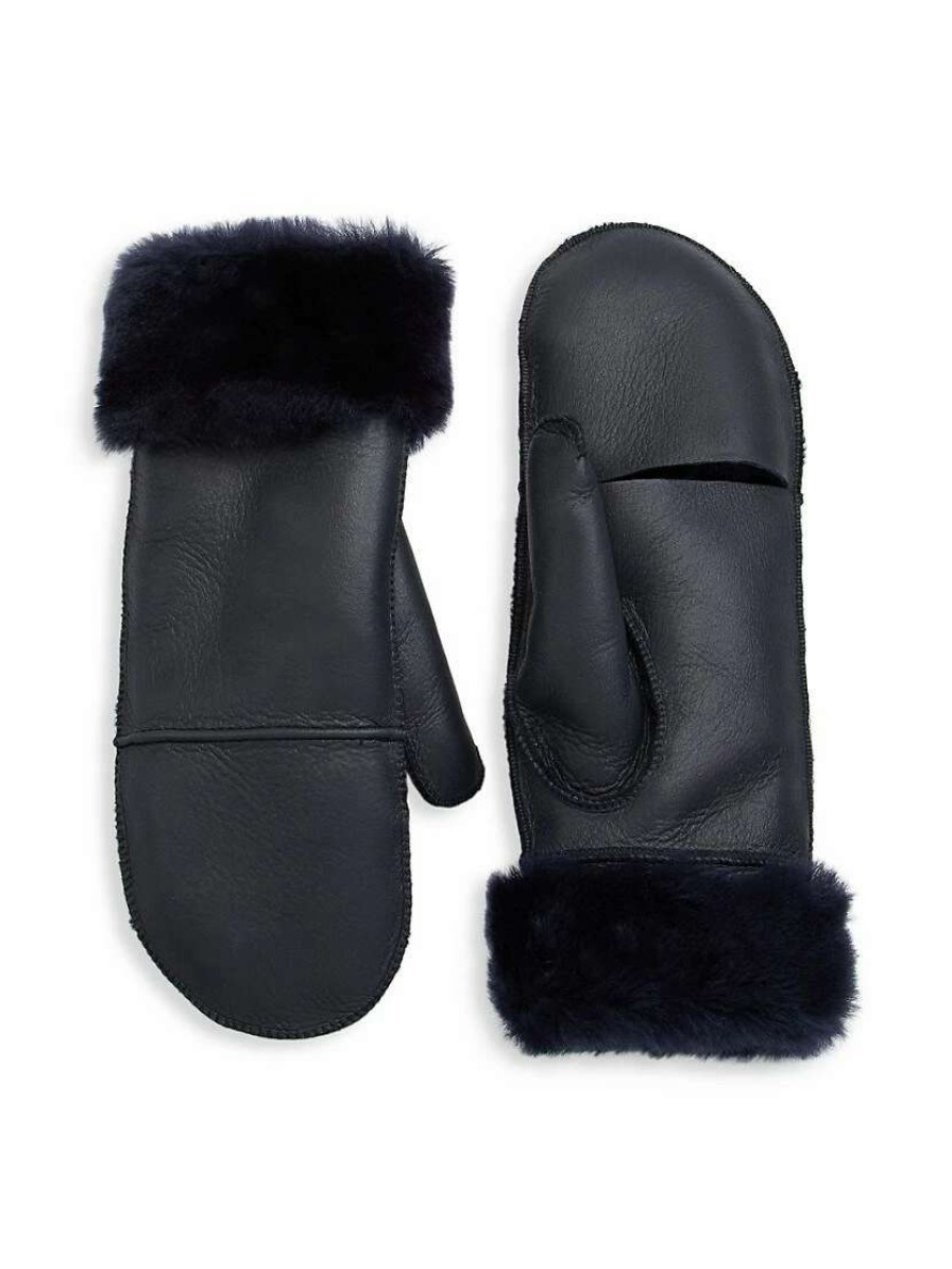 Gloves * | Maximilian Shearling Flip-Top Mittens