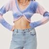 Sweaters * | Emmiol Cropped Twist Tie Dye Sweater