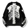 Sweaters * | Emmiol Oversized Skeleton Knit Sweater