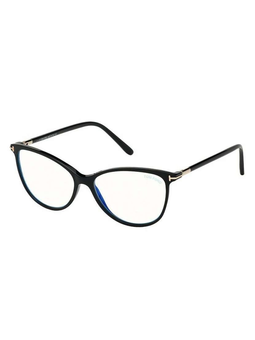 Optical Glasses * | Tom Ford 54Mm Blue Block Cat Eye Eyeglasses