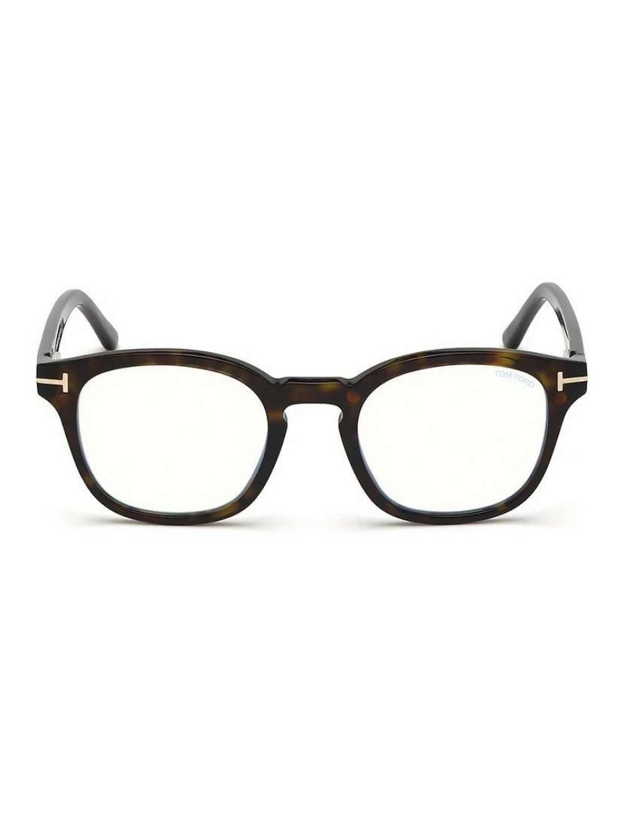 Optical Glasses * | Tom Ford 49Mm Blue Block Soft Square Eyeglasses