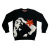 Sweaters * | Emmiol Punk Figure Jacquard Pullover Sweater