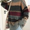 Sweaters * | Emmiol Vintage Jacquard Knit Sweater