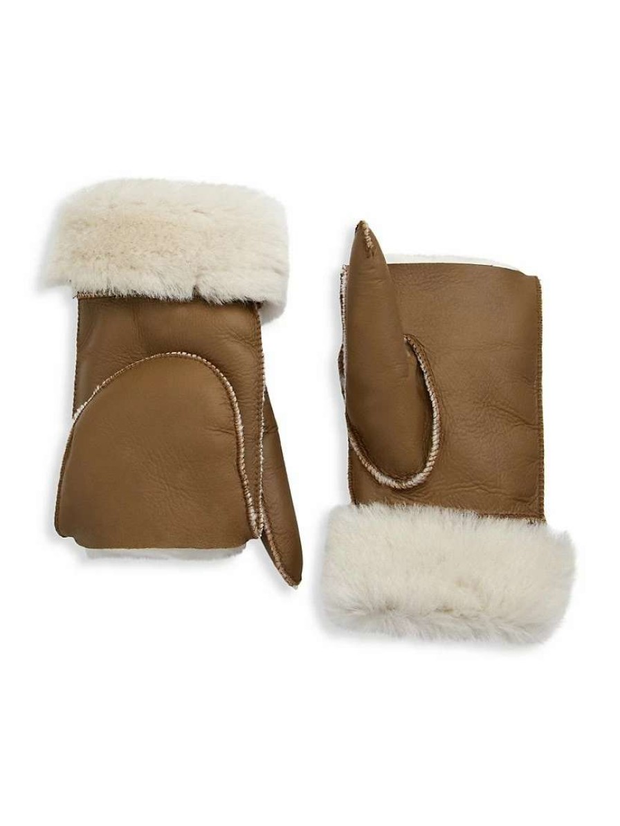 Gloves * | Maximilian Shearling Flip-Top Mittens