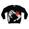 Sweaters * | Emmiol Punk Figure Jacquard Pullover Sweater