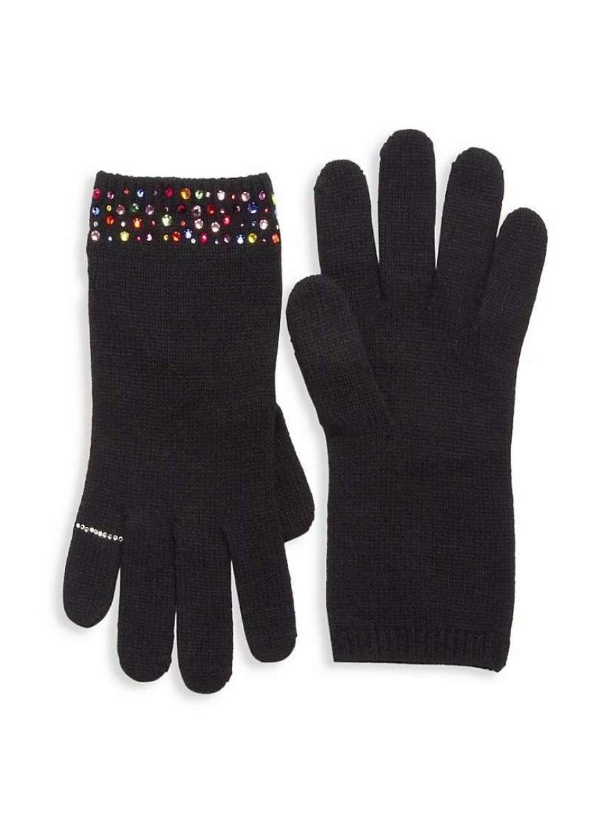 Gloves * | Carolyn Rowan Collection Carolyn Rowan X Stephanie Gottlieb Crystal-Embellished Gloves