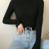 Sweaters * | Emmiol High Neck Jumper Knit Top