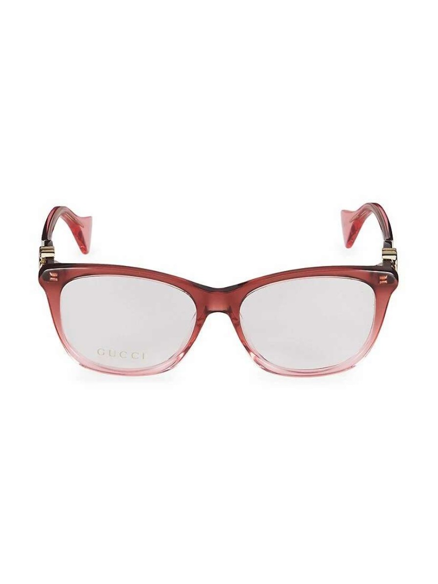 Optical Glasses * | Gucci Mini Running 54Mm Cat-Eye Optical Glasses