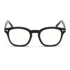 Optical Glasses * | Tom Ford 49Mm Blue Block Soft Square Eyeglasses