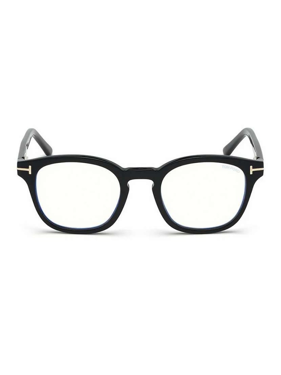 Optical Glasses * | Tom Ford 49Mm Blue Block Soft Square Eyeglasses