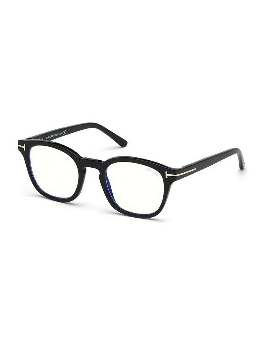 Optical Glasses * | Tom Ford 49Mm Blue Block Soft Square Eyeglasses